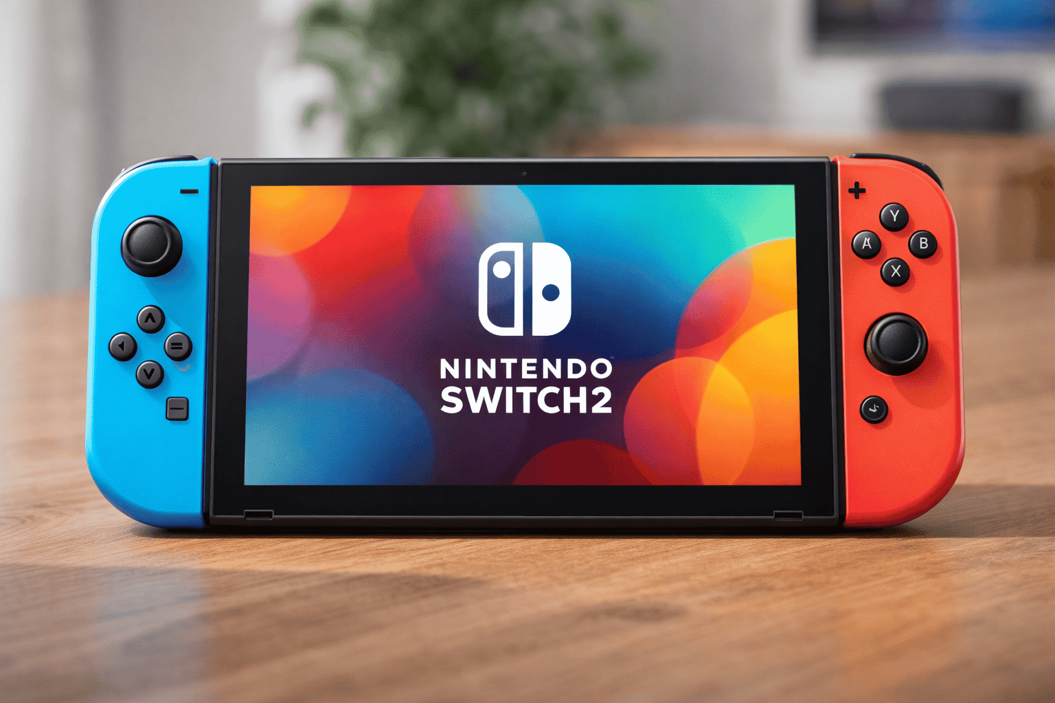 Nintendo swicht 2 de color azul y roja